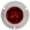 Truck-Lite 30 Series, High Profile, Led, Red Round, 8 Diode, Marker Clearance Light, Pc, Gray Polycarbonate 30279R - alternate 5